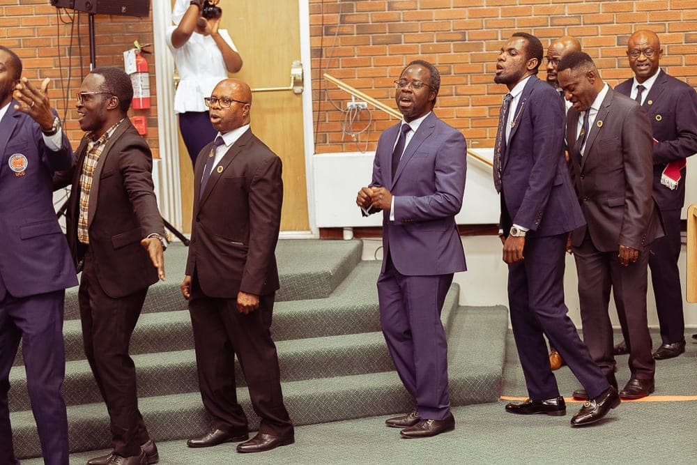 Men’s Fellowship members