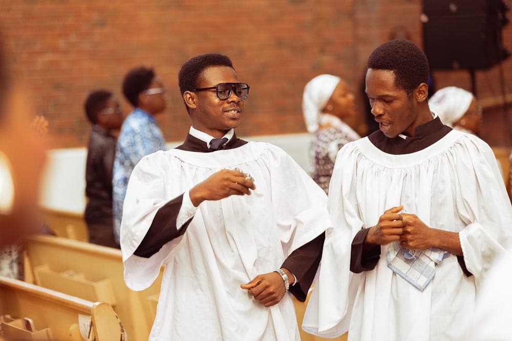 Young people of the church